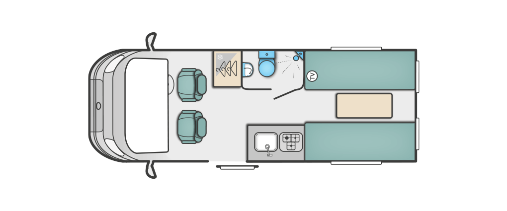 Swift Select 122 Floorplan