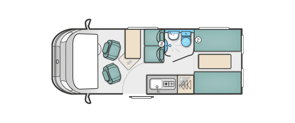 Swift Select 144 Floorplan