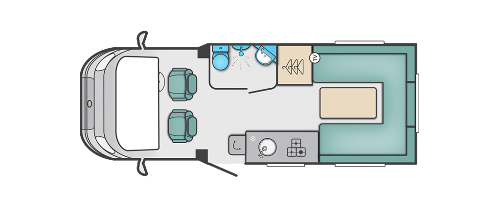 Swift Escape 622 Floorplan