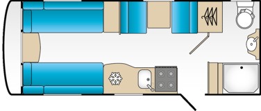 Coachman Vision 520/3 - 2019 Floorplan