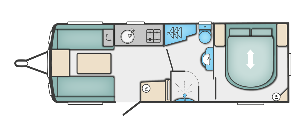 Swift Sprite Quattro EB - 2019 Floorplan