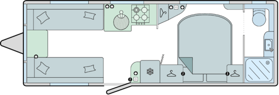 Bailey Unicorn Cartagena - 2023 Floorplan