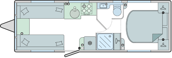 Bailey Unicorn Pamplona  2023 Floorplan