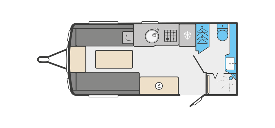 Swift Challenger 480 - 2025 Floorplan