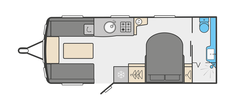 Swift Challenger Grande 580 - 2025 Floorplan