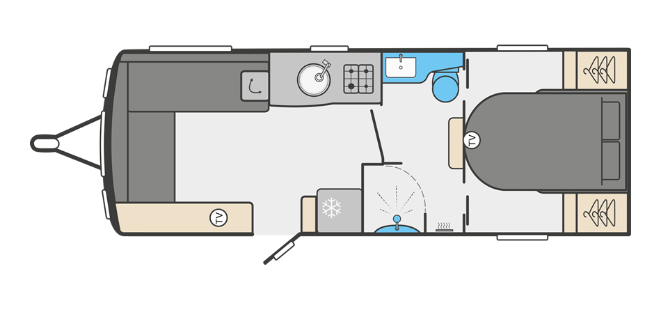 Swift Challenger Grande 650L - 2025 Floorplan