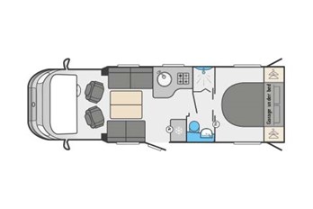 Swift Voyager 594 - Auto (54860) Floorplan