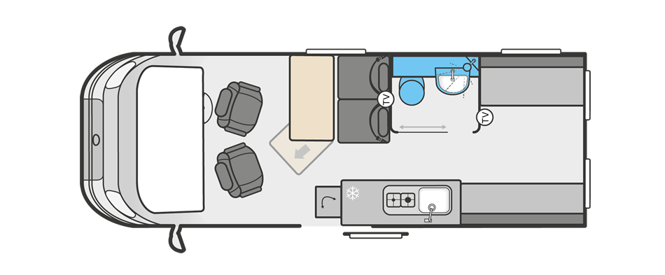 Swift Trekker S - Auto NEW (60492) Floorplan