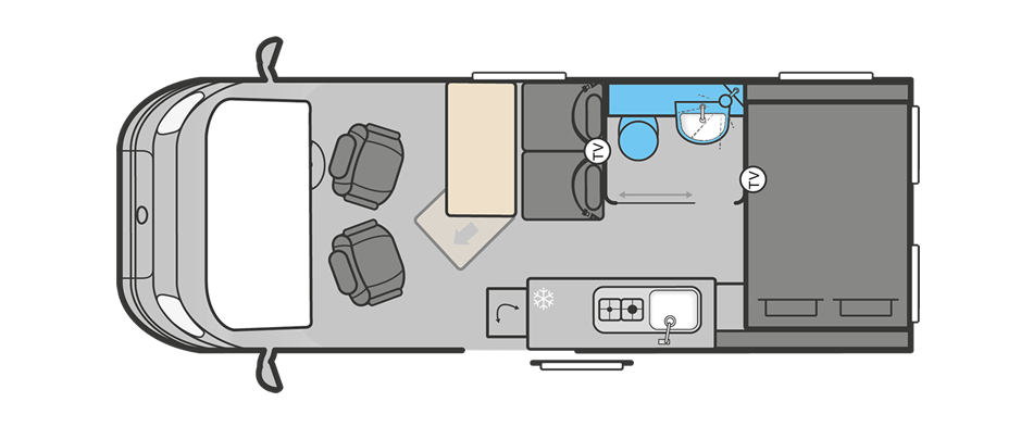 Swift Trekker S - (60401) Floorplan