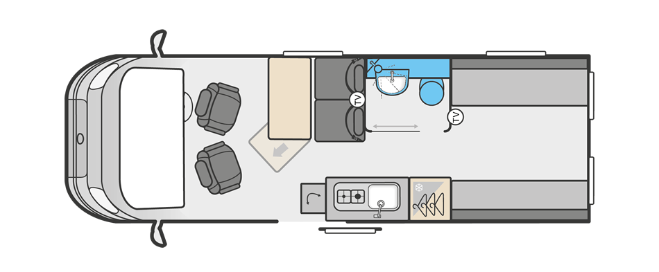 Swift Trekker X - Auto NEW (54859) Floorplan