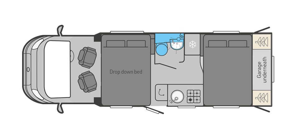 Swift Voyager 574 - Auto - (54877) Floorplan