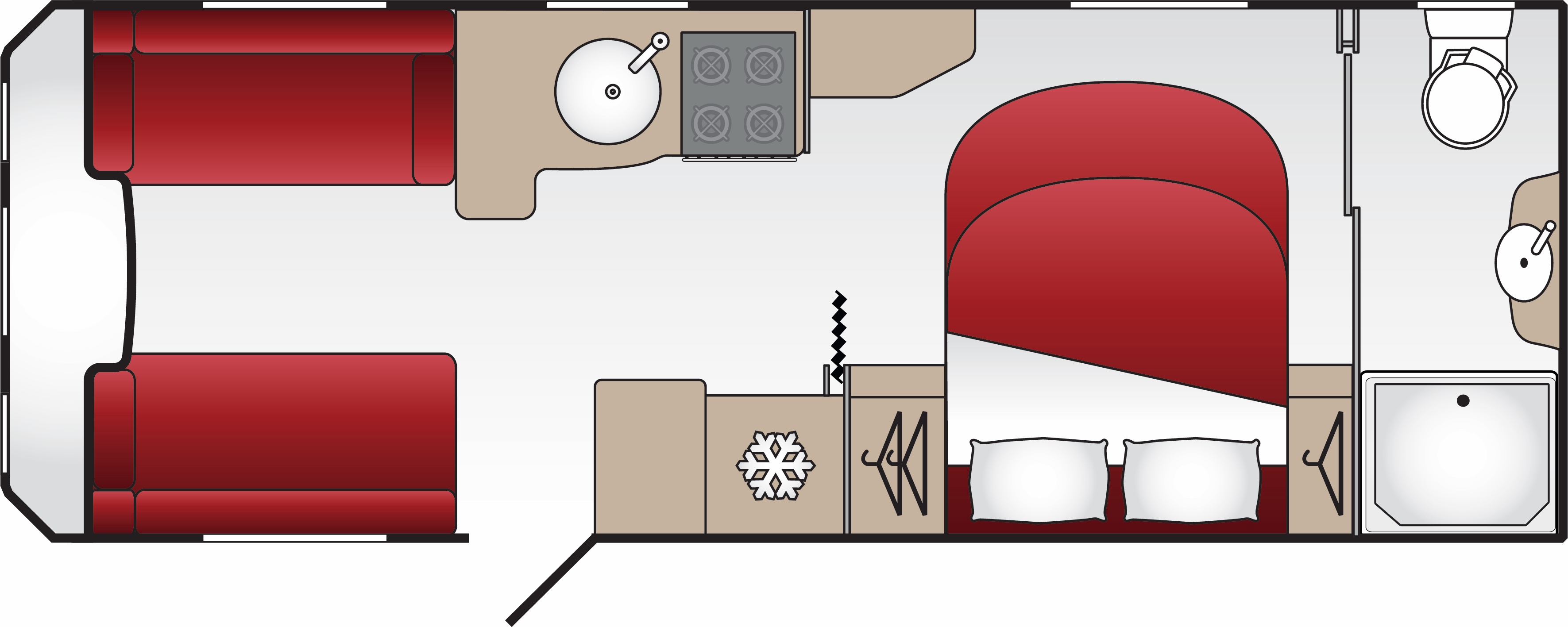 Coachman Laser 875 Xtra - 2025 Floorplan