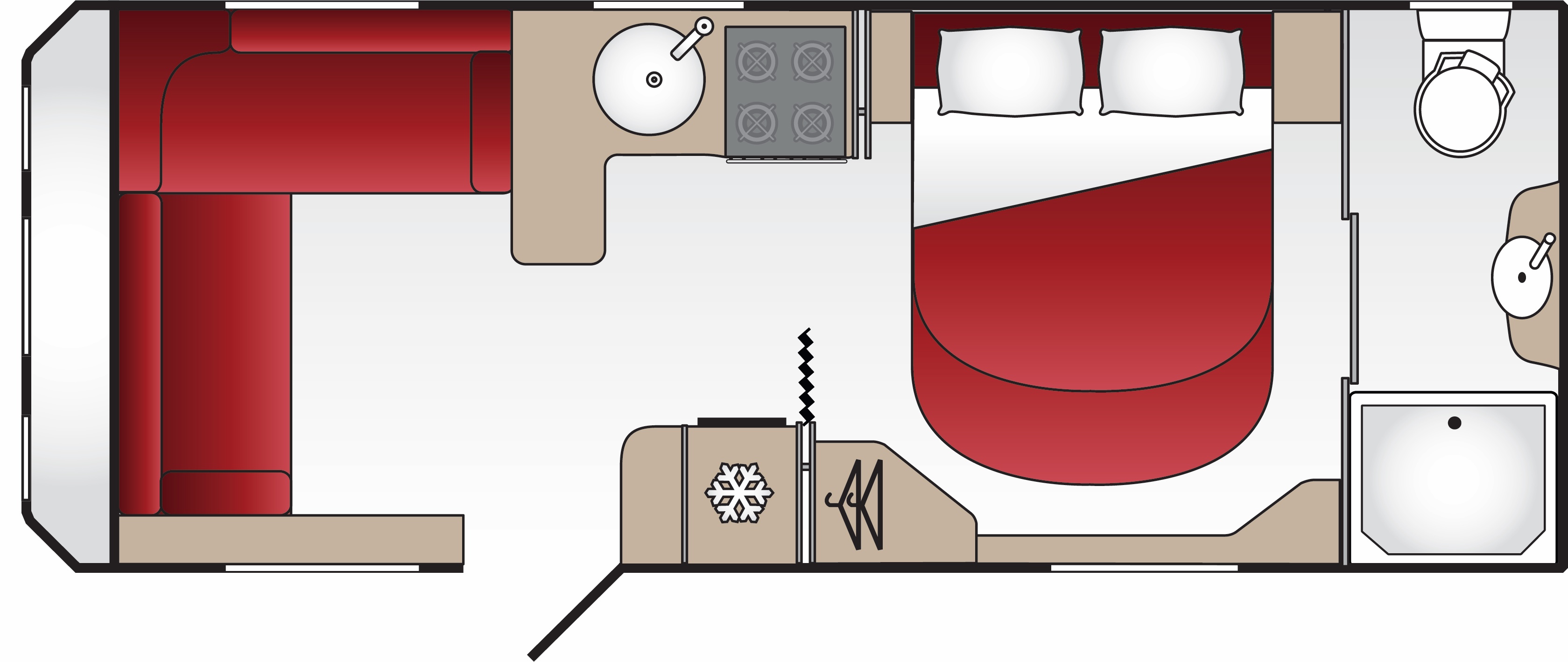 Coachman LUSSO I - 2025 Floorplan