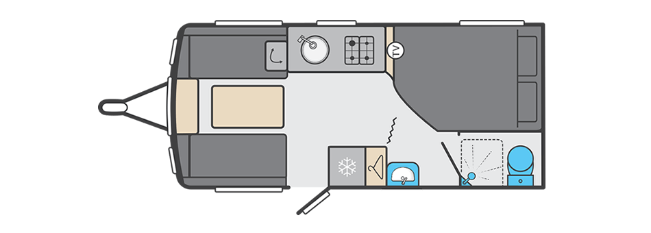 Swift Sprite Exclusive Alpine 4 - 2025 Floorplan