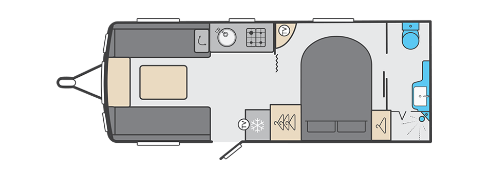 Swift Sprite Exclusive Grande Major 4SB - 2025 Floorplan