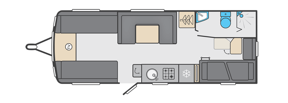 Swift Sprite Exclusive Grande Quattro DB - 2025 Floorplan