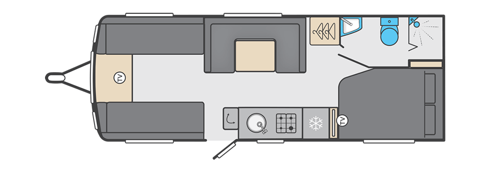 Swift Sprite Exclusive Grande Quattro FB - 2025 Floorplan