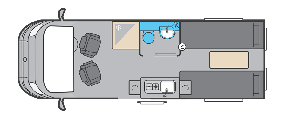 Swift Trekker XL - Auto NEW (60692) Floorplan