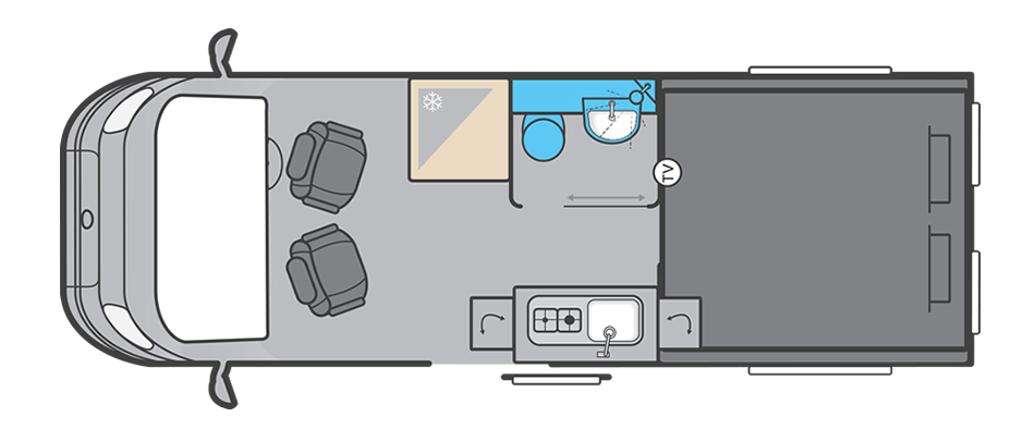 Swift Trekker XL - Auto NEW (60692) Floorplan