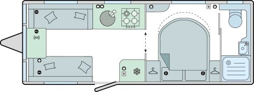 Bailey Unicorn Deluxe Vigo - 2025 Floorplan