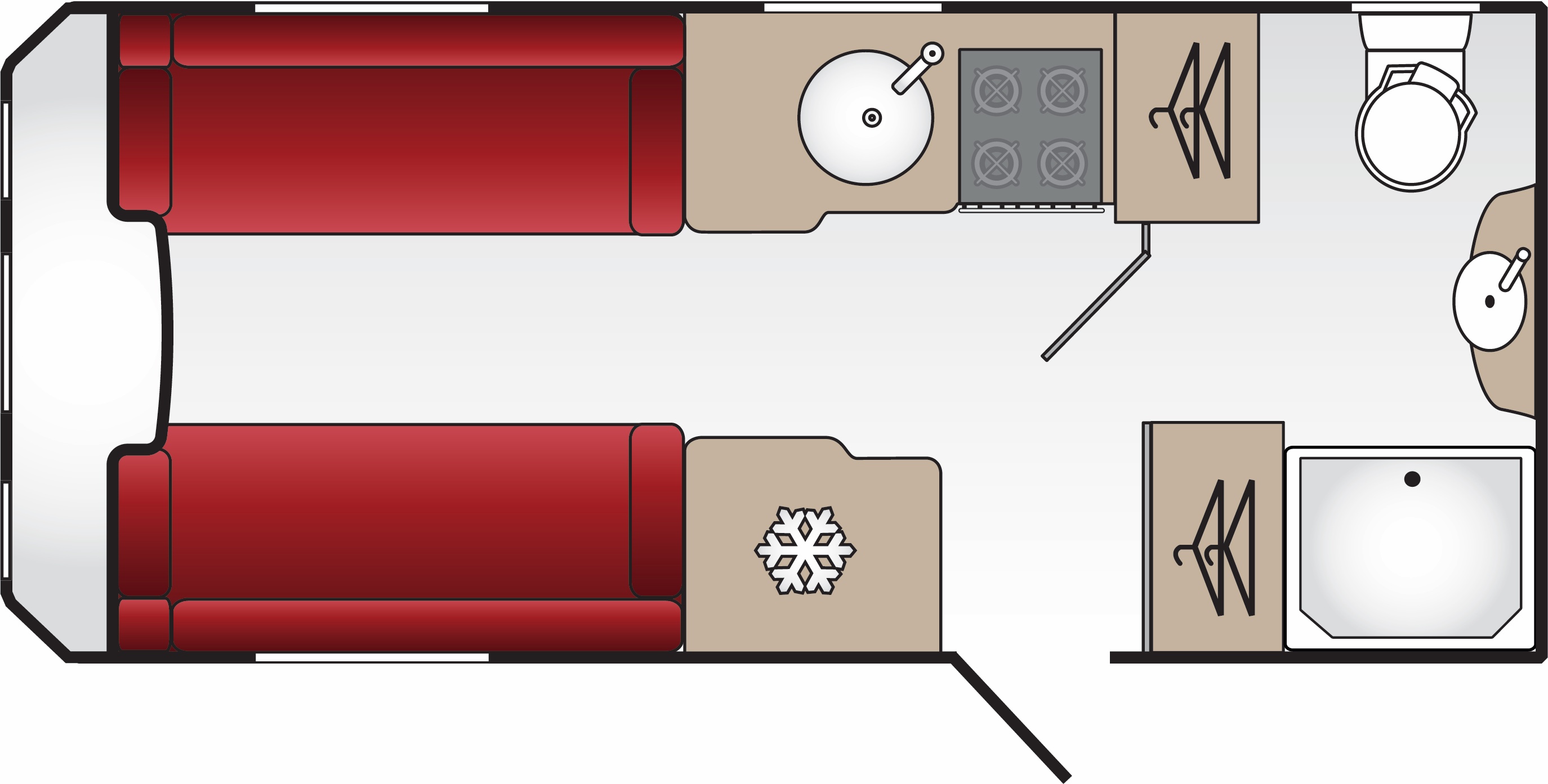 Coachman VIP 460 - 2025 Floorplan