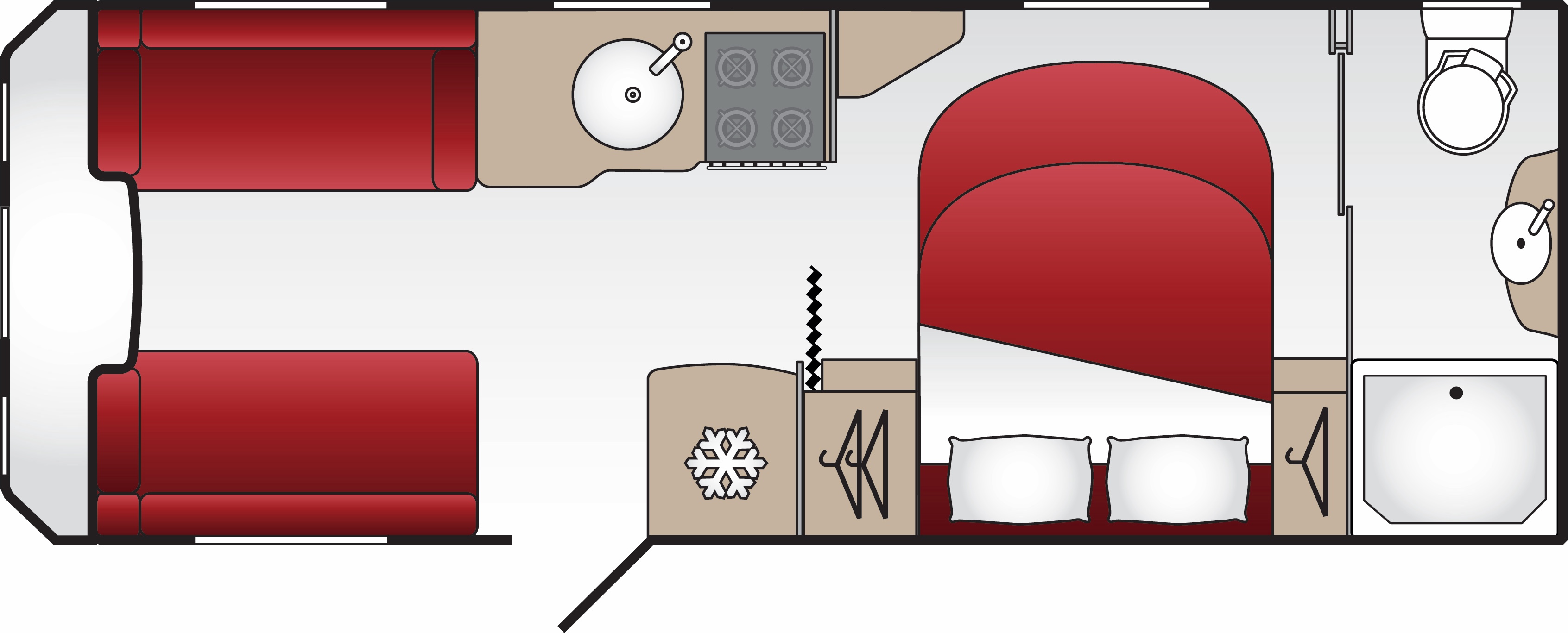 Coachman VIP 575 - 2025 Floorplan