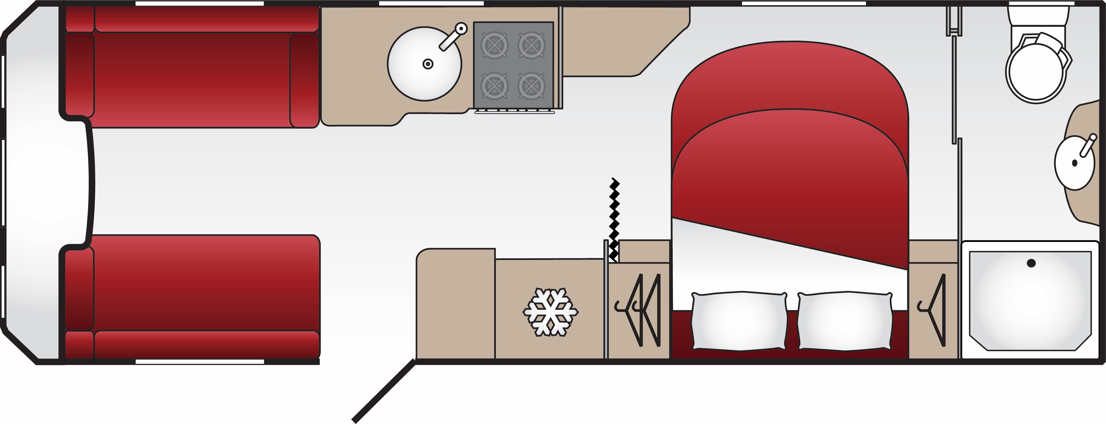 Coachman VIP 675 - 2025 Floorplan