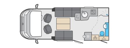 Swift Voyager 505 - (60413) Floorplan