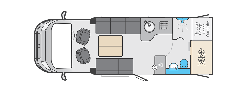 Swift Voyager 540 - NEW Floorplan