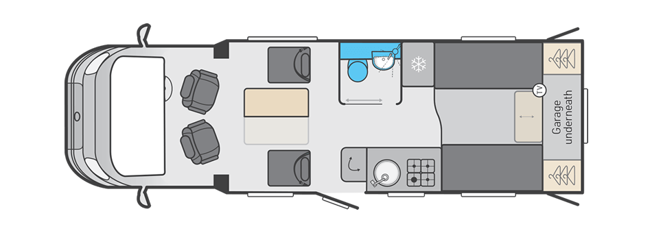 Swift Voyager 574 - NEW Floorplan