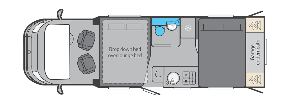 Swift Voyager 574 - NEW Floorplan