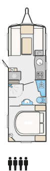 Swift Corniche 21/4 - 2018 Floorplan