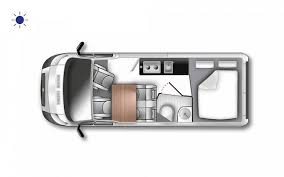 Westfalia Columbus 540D - Artense Grey (55158) Floorplan