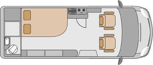 Coachman Affinity Duo - NEW (60858) Floorplan