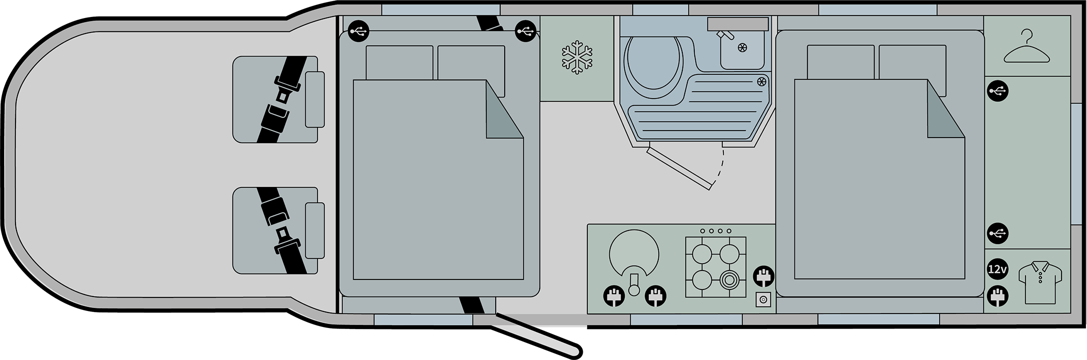 Bailey Adamo 75-4DL - Auto  (48851) Floorplan