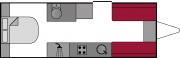 Swift Corniche 19/4 - 2021 Floorplan