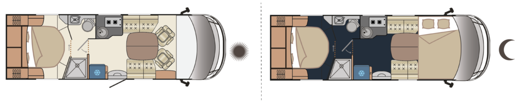 Fleurette/Florium Discover 75 LMF ( 56154) Floorplan