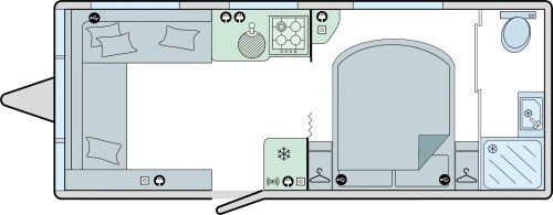 Bailey Pegasus Grande GT75 Brindisi - 2025 Floorplan