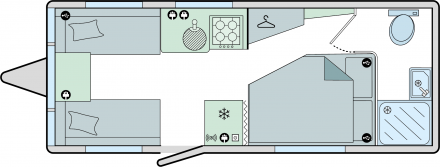 Bailey Phoenix GT75 440 - 2025 Floorplan