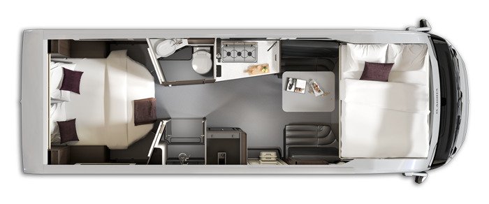 Adria Supersonic 780 DC (55828) Floorplan