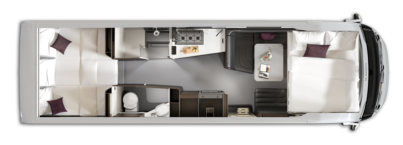 Adria Supersonic 890 LL (36233) 2024 Floorplan