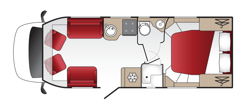 Coachman Travel Master 545- 2025 Floorplan