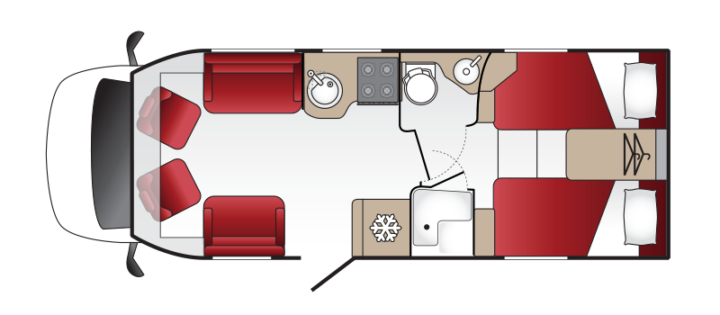 Coachman Travel Master 565 - 2025 Floorplan