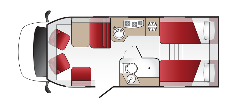 Coachman Travel Master Sportivo 565 - NEW Floorplan