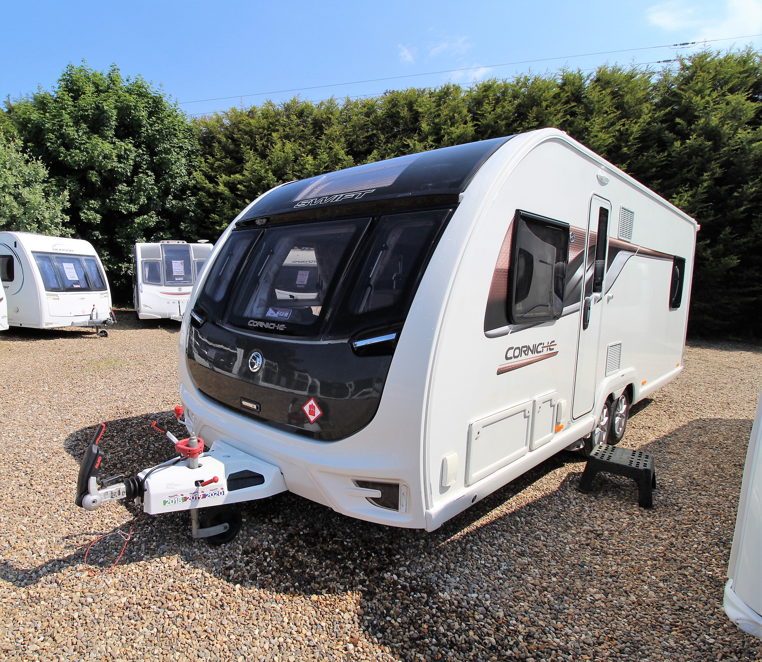 Used Swift Corniche 21/4 four berth caravan at Wandahome, South Cave