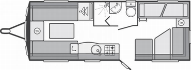 Swift Challenger Sport 586 2014 Floorplan