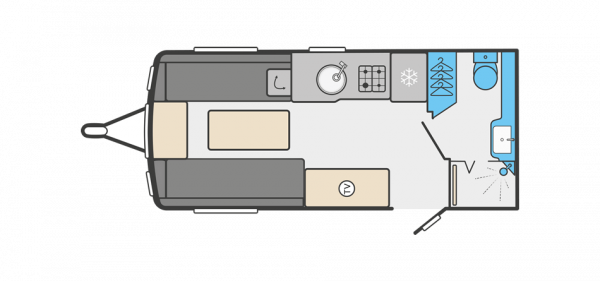 Swift Challenger 480 - 2025 Floorplan