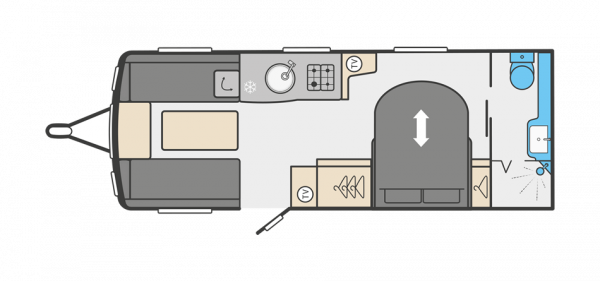 Swift Challenger 580 - 2025 Floorplan