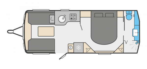 Swift Elegance Grande 845 - 2023 Floorplan