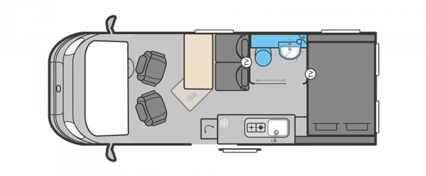 Swift Trekker S - (60401) Floorplan